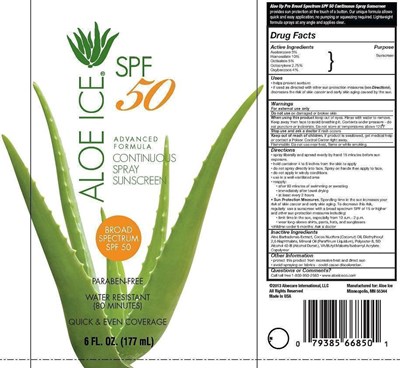 Aloe Ice_SPF-50_Spray - Aloe Ice SPF 50 Spray